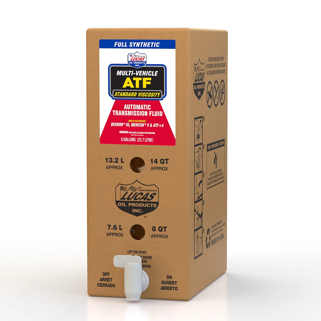 18007 – LUCAS OIL Auto Trans Fluid, GM Dexron VI Or Ford Mercon LV/SP Full Synthetic 6 Gallon Single